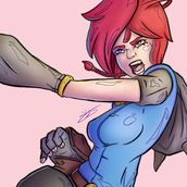 Katy Kittens - Ilustración de personaje para cómic. Comic, Concept Art, Desenho e Ilustração tradicional projeto de Gus Utrera - 06.12.2019