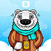 Polar Bear Ein Projekt aus dem Bereich Design von Figuren, Traditionelle Illustration und Digitale Illustration von mrm_lab - 06.12.2019