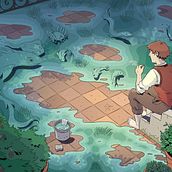 El Patio. Un progetto di Illustrazione digitale di Alicia Reyes - 06.12.2019