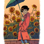 Amèlie Poulain Ein Projekt aus dem Bereich Zeichnung und Digitale Illustration von R Pulporila - 06.12.2019