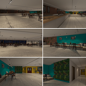 Mi Proyecto del curso: Diseño de interiores para restaurantes. Un proyecto de Diseño industrial de Laura Silva - 13.12.2019