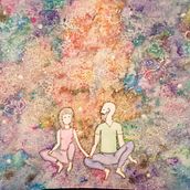 Romance galáctico. Traditional illustration project by Daniela Orta - 12.08.2019