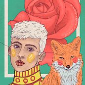 Mi Proyecto del curso: Técnicas digitales de retrato ilustrado el principito. Traditional illustration, and Digital Illustration project by Andres Merchán - 12.08.2019