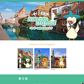 Let's Go To Belgium!. Een project van Traditionele illustratie y Webdesign van Jakob Vanackere - 10.12.2019