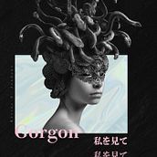 Gorgon. Poster Design, Graphic Design, and Photo Retouching project by Héctor D. Jordana - 12.11.2019