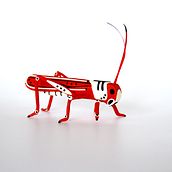 Grillo de Papel Ein Projekt aus dem Bereich H, werk, Skulptur und Traditionelle Illustration von Andrea Peralta Mejía - 11.12.2019
