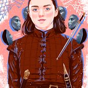 esGame of Thrones. Un proyecto de Ilustración tradicional e Ilustración digital de Alejandra Cañas - 05.03.2019