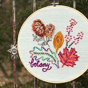 Botany. Embroider project by Nichole Vogelsinger - 12.12.2019