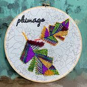 Plumage. Embroider project by Nichole Vogelsinger - 12.12.2019
