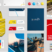 Regiotram - Branding Project. Br, ing, Identit, and Graphic Design project by Natalia Romero - 10.24.2019