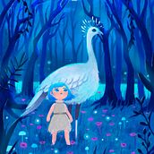 Blue. Un proyecto de Ilustración digital de Carolain Cofles - 12.12.2019