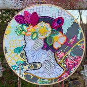Stumpwork. Embroider project by Nichole Vogelsinger - 12.13.2019