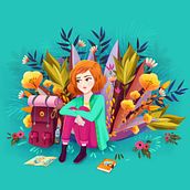 Suvenir. Traditional illustration project by jevica colors - 12.13.2019