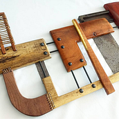 Ventana en madera, aluminio y tiento.. Un progetto di Artigianato, Belle arti, Design e Product design di Fermin Abalos - 13.12.2019