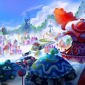 Circo. Ilustração digital projeto de Ivan Barrera - 14.12.2019