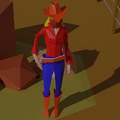 Mi Proyecto del curso: Modelado de personajes low poly para videojuegos . 3D, Animação de personagens, e Animação 3D projeto de Arturo Marquez - 14.12.2019