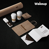 WakeUp - Branding. Un progetto di  di Brian Montoya - 14.12.2019
