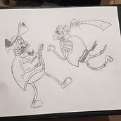 Mi Proyecto del curso: Pirata grosero, fuerte y feo, de carácter agresivo. Pencil Drawing project by Alberto - 12.15.2019