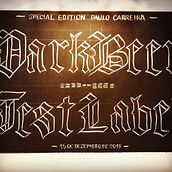 Dark Beer Test Label  . % Paulo Carreira tarafından hazırlanan Kaligrafi projesi - 12.15.2019