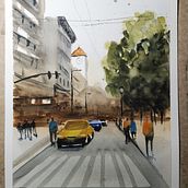 Primer curso con "Pito" Campos  . Menggambar, Lukisan, Lukisan Cat Air, Dan Lukisan Akrilik proyek oleh sintexis77 - 12.15.2019