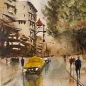 Meu projeto do curso: Paisagens urbanas em aquarela . % sergioprossoni tarafından hazırlanan Güzel sanatlar projesi - 12.15.2019