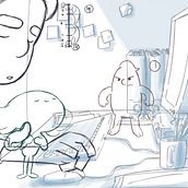 Inemuri Ein Projekt aus dem Bereich Animation, 2-D-Animation und Animation von Figuren von Cristian Caipa - 16.12.2019