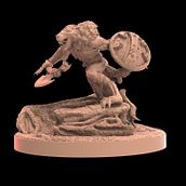 Hombre lobo 3D. 3D, e Modelagem 3D projeto de Victor García Cenescail - 16.12.2019