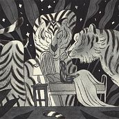 Encuentros Salvajes. Drawing, Character Design, and Traditional illustration project by Luna Pan - 12.16.2019
