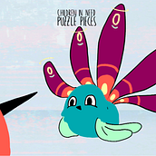 Francesca and Lizbeth – Puzzle Pieces. 2D Animation, Stor, and board project by Luisa Cruz - 10.10.2017