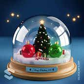 Snowglobe 2019. Un proyecto de 3D, Diseño 3D, Ilustración digital y Modelado 3D de Luis Miguel Maldonado Redondo - 11.12.2019