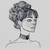 Face studies.  project by Nahomi Luna - 12.21.2019