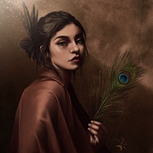 Brenda. Traditional illustration, and Digital Illustration project by Nahomi Luna - 12.21.2019