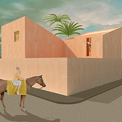 Meu projeto do curso: Representação gráfica de projetos arquitetônicos. Architecture, Collage, Traditional illustration, and 3D Modeling project by Yasmin Almeida - 12.24.2019
