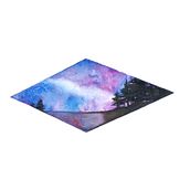 Galaxia sobre el lago. Watercolor Painting project by Delf Isla - 12.25.2019