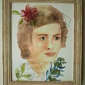 Mi Proyecto del curso: Retrato ilustrado en acuarela. Fine Arts, Drawing, Portrait Drawing, and Watercolor Painting project by Alicia - 12.25.2019