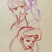 Disney styles. Un projet de Illustration traditionnelle, Illustration numérique et Illustration jeunesse de La Cosecha Estudio Creativo - 28.12.2019