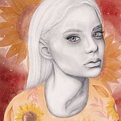 Mi Proyecto del curso: Retrato con lápiz, técnicas de color y Photoshop. Projekt z dziedziny  Sztuki piękne, R, sunek ołówkiem,  R, sunek art, st, czn, Trad, c i jna ilustracja użytkownika Begoña Quereda Díaz - 28.12.2019