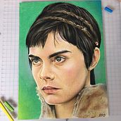 Mi Proyecto del curso: Ilustración con pastel y lápices de colores. Fine Arts project by Johnny Ibañez - 12.29.2019