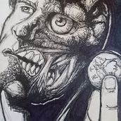 Mi Proyecto del curso: Técnicas de entintado para cómic e ilustración. Un proyecto de Artesanía, Bocetado, Cómic, Dibujo, Dibujo a lápiz, Diseño gráfico, Ilustración tradicional e Instagram de Memo Fredes - 23.02.2020