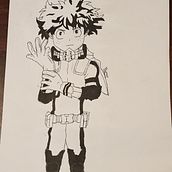 DEKU MY HERO ACADEMY. Desenho a lápis projeto de thomasdg - 22.04.2019