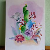 Mi Proyecto del curso: Pintura botánica con acrílico. Un projet de Illustration botanique, Peinture acr , et lique de Rebeca - 26.01.2020