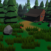 Mi Proyecto del curso: Modelado de escenarios low poly para videojuegos. 3D Animation project by Jeronimo Martinez Albarracin - 12.30.2019
