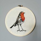 Mi Proyecto del curso: Pintar con hilo: técnicas de ilustración textil. Arts, Crafts, Embroider, Portrait Drawing, and Design project by Daniela Valdebenito Rodriguez - 12.30.2019