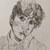 Retrato em grafite de Lara Berbel. Een project van  Tekening, Tekening met potlood,  Portrettekening, Realistische tekening y Traditionele illustratie van Buchignani - 05.12.2019