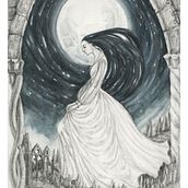 Rimas y leyendas de Bécquer . Un proyecto de Dibujo a lápiz, Dibujo artístico, Ilustración tradicional, Ilustración infantil y Pintura a la acuarela de Julieta Escobar - 30.12.2014