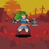 Mi Proyecto del curso: Introducción al diseño de personajes en pixel art. Fine Arts, Game Design, and Pixel Art project by Denis Pineda - 12.31.2019
