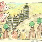 Meu projeto do curso por Rosário Sousa. Traditional illustration project by Rosário Sousa - 01.02.2020