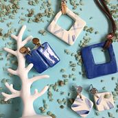Mi Proyecto del curso: Joyería de cerámica para principiantes. Ceramics project by Rosa Fernandez - 01.02.2020