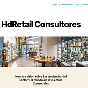 HdRetail.com todo sobre el Retail y Centros Comerciales.. Web Design project by Hugo Gil Gonzalez de Chaves - 01.09.2020