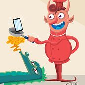 Mi Proyecto del curso: Ilustración de personajes con estilo. Character Design, Traditional illustration, Children's Illustration, and Vector Illustration project by Juan Bolaños - 01.02.2020